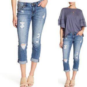 Kut from the Kloth Distressed Catherine Boyfriend Jeans